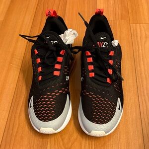 Nike Black and Red Air Max Sneakers